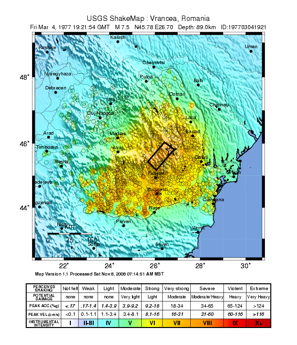 Cutremur în Zona Seismică Vrancea sâmbătă după-amiaza 1 1977 Vrancea earthquake 4