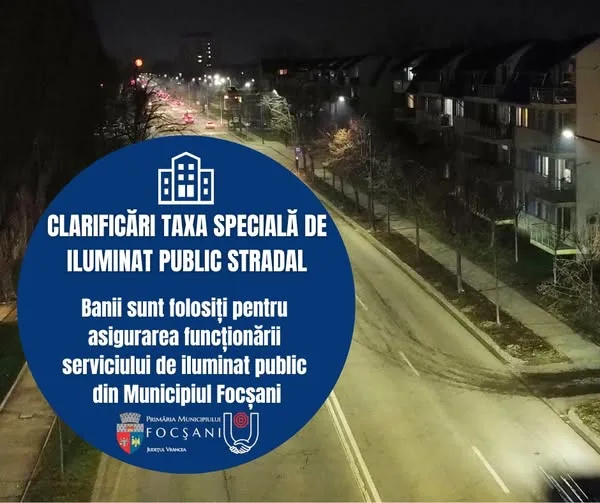 Clarificări ale Primăriei Focșani privind taxa specială de iluminat public 1 clarificari taxa de iluminat public focsani
