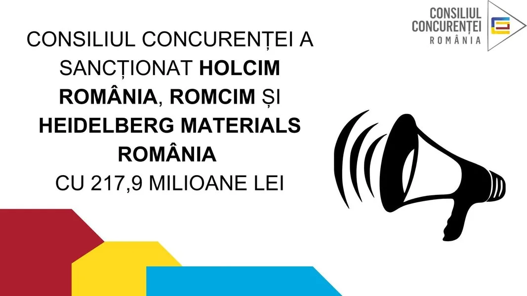 Fabrica de BCA din Adjud, implicată într-un scandal de practici anticoncurențiale: amenzi de milioane pentru trei companii 1 consiliul concurentei