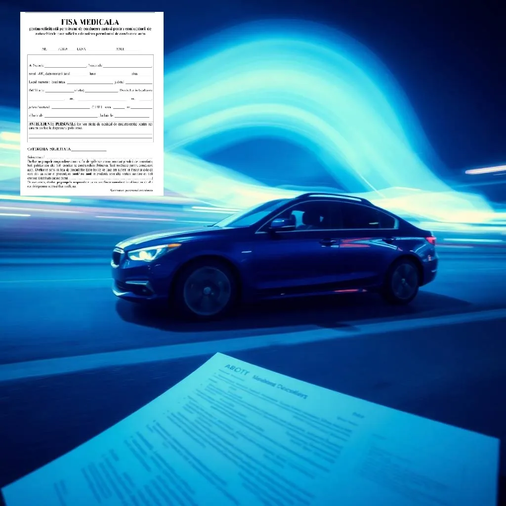 fisa medicala permis auto 2025