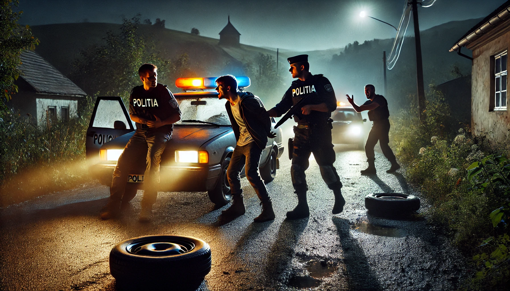 Șofer fără permis, urmărit și oprit cu focuri de armă: polițiști amenințați cu moartea în timpul escortării la Tecuci 1 sofer drogat tecuci