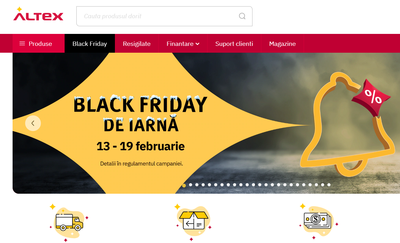 Altex lansează „Black Friday de Iarnă” cu reduceri de până la 50% între 13 și 19 februarie 2025 1 Screenshot 20