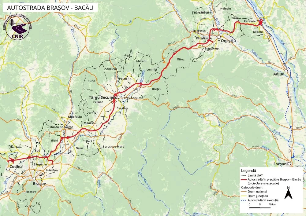 autostrada bacau brasov