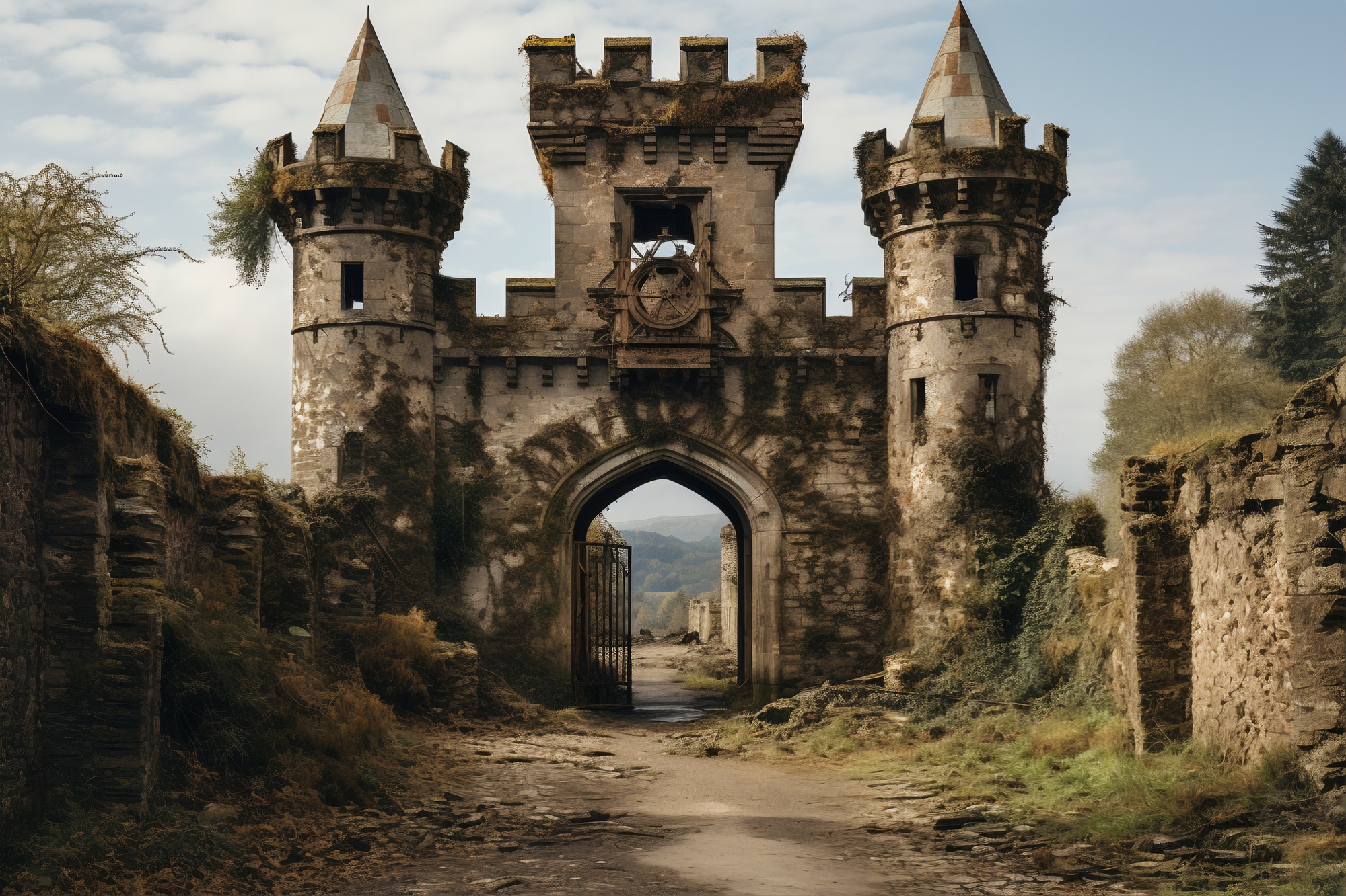 Descoperire ULUITOARE în pădurile din Neamț! O fortăreață veche de 5.000 de ani, găsită cu tehnologie de ultimă generație! 1 view castle with nature landscape