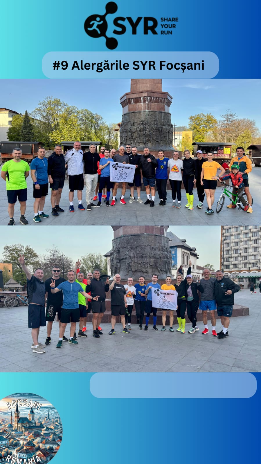 Ediția #10 Share Your Run Focșani – aniversare cu adrenalină și un campion pe două roți! 1 SYR FOCSANI EDITIA 9