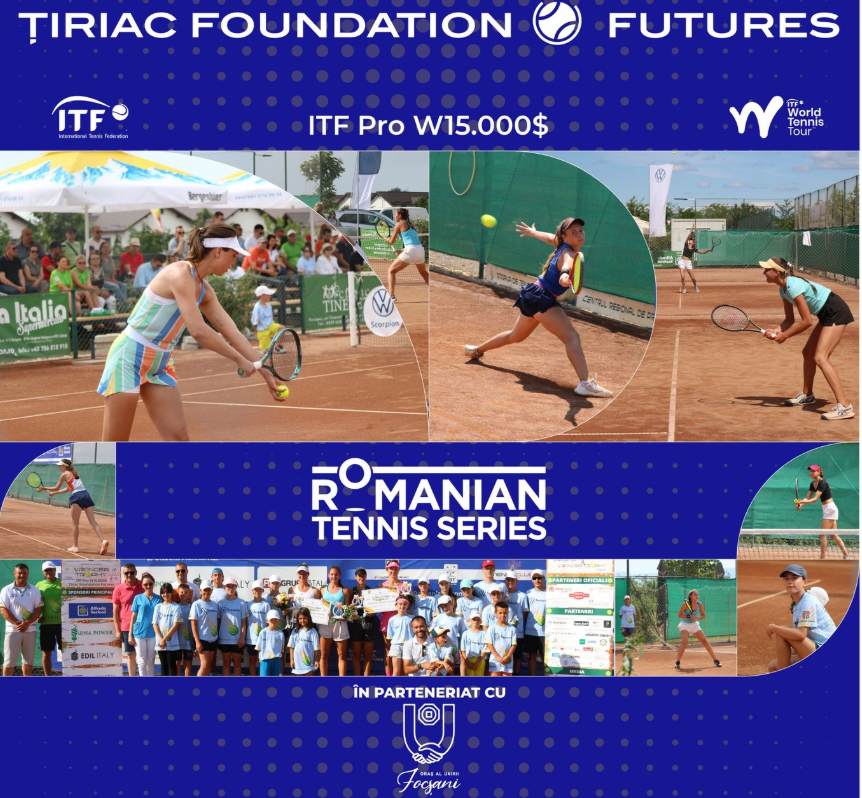 Focșani devine capitala tenisului feminin: A început Turneul Internațional ITF Pro 15.000$ – Țiriac Foundation Trophy 1 turneu tenis focsani