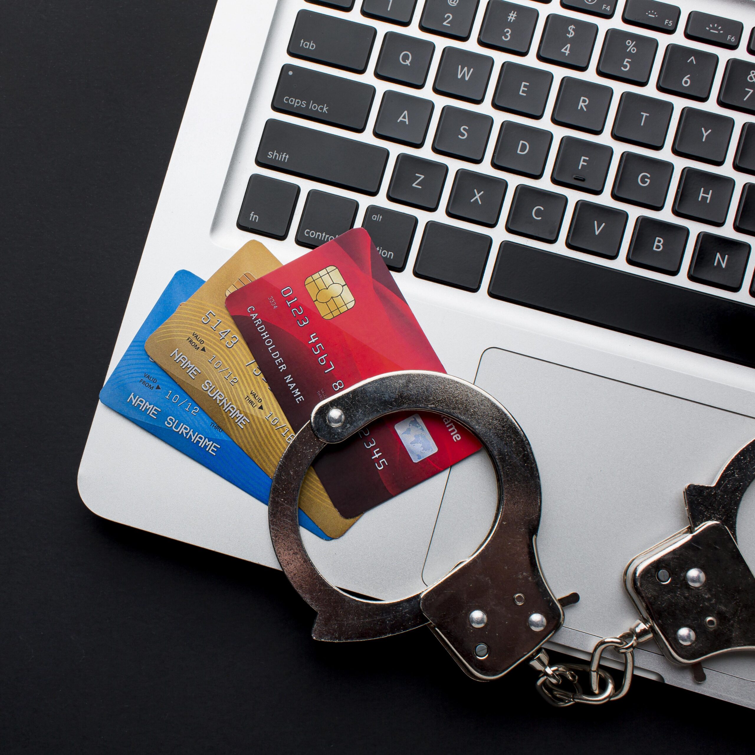 Reacție oficială a Guvernului după recunoașterea mitei de către vicepremierul Dragoș Anastasiu 1 top view laptop with credit cards handcuffs scaled