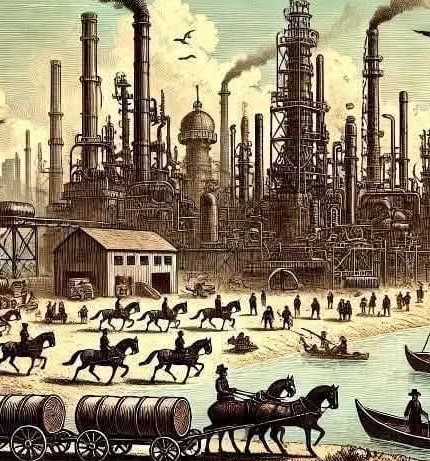 România, pionier mondial în industria petrolului: prima rafinărie din lume, lângă Ploiești 1 605539896 1190040403235865 4222932003486428804 n