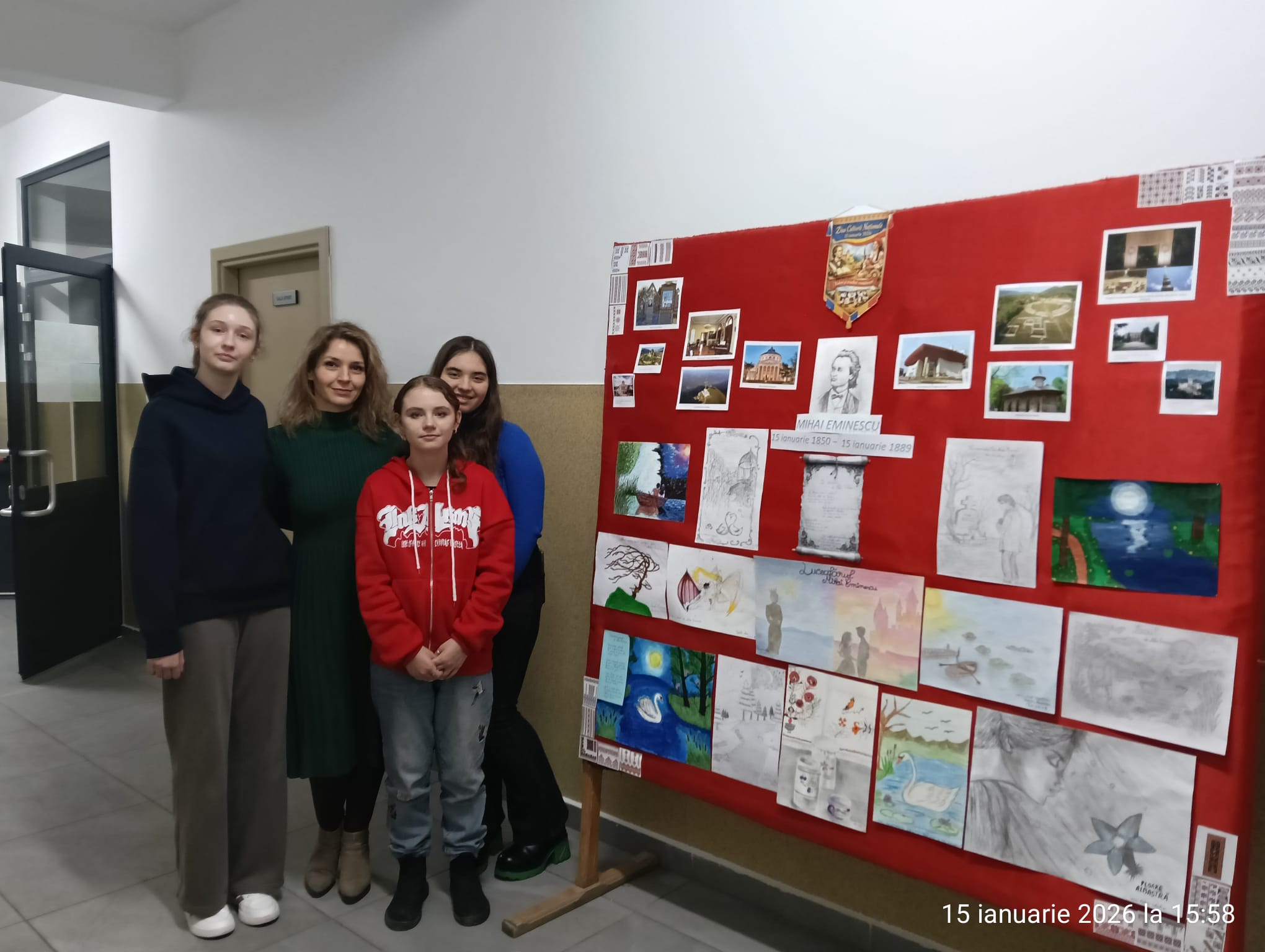 FOTO - Ziua Culturii Naționale, celebrată la Liceul Tehnologic „G. G. Longinescu” 1 WhatsApp Image 2026 01 16 at 08.18.19