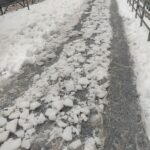Oraș blocat pe străzile secundare, trotuar necurățat în fața Primăriei la trei zile după ninsoare, Focșaniul încă așteaptă deszăpezirea 12 WhatsApp Image 2026 02 20 at 08.58.43