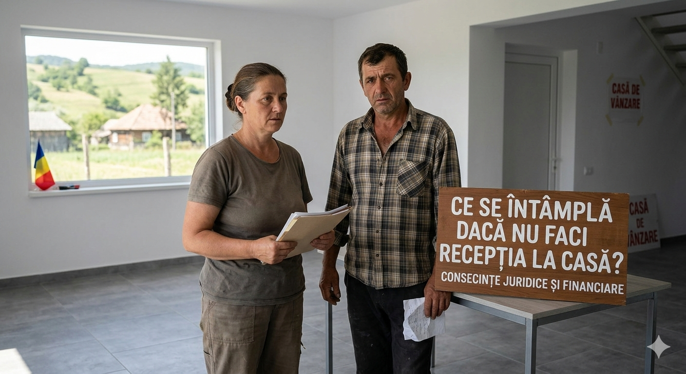 Ghid juridic 2026: Ce se întâmplă dacă nu faci recepția la casă și de ce riști să rămâi cu o locuință „fantomă” 1 ce se intampla daca nu faci receptia la casa