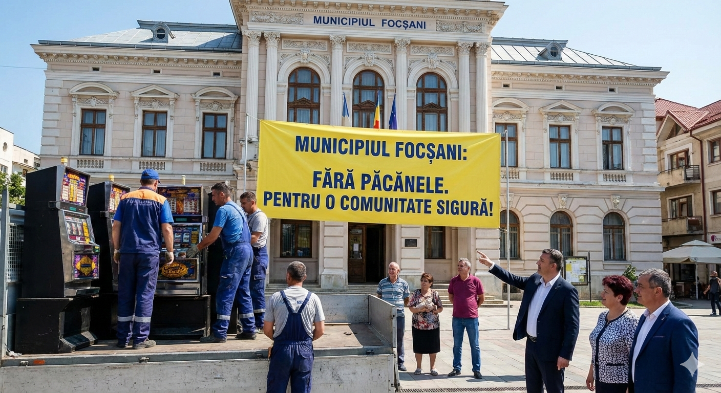 Focșaniul va elimina aparatele de tip păcănele din oraș 1 focsani elimina pacanele