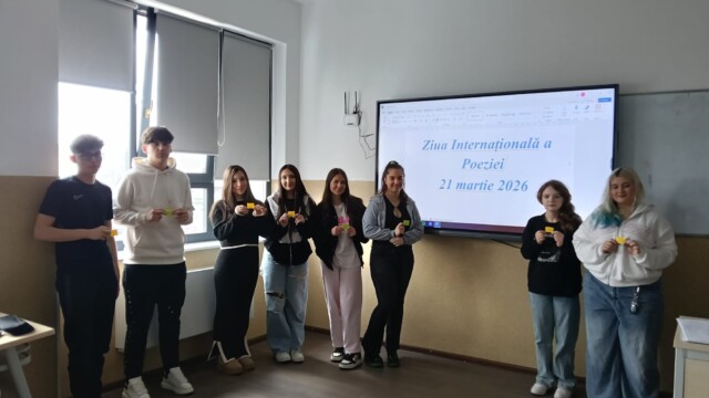 FOTO - Ziua Internațională a Poeziei sărbătorită la Liceul Tehnologic „G.G. Longinescu” 5